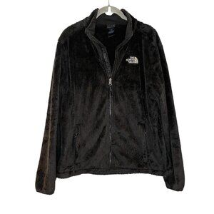 The North Face Women's Full Zip Osito Fleece Jacket Size L Black Outdoors